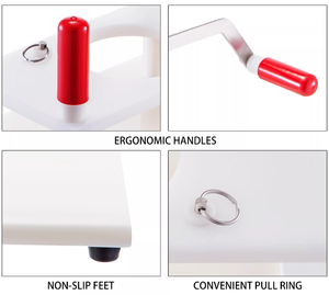 เครื่องทำเบอร์เกอร์ เครื่องกดเนื้อสำหรับทำแฮมเบอร์เกอร์ ใช้ในบ้าน <span class=keywords><strong>ร้าน</strong></span>อาหาร โรงงานผลิตอาหาร และสำหรับทำปลาทอด - Product Image 5