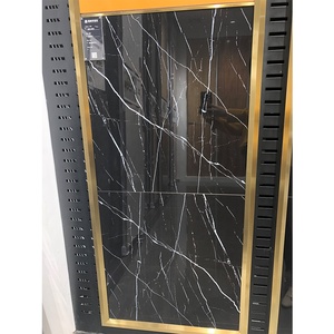 بلاط من السيراميك المصقول باللون الأسود الذهبي الأكثر مبيعًا ، بلاط الجدران المصقول بالكامل من فوشان - Product Image 4