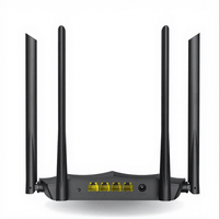 Routeur sans fil double bande Gigabit Tenda AC8 AC1200 d'occasion avec 4 antennes externes 6dBi RJ45, micrologiciel anglais, Grade A