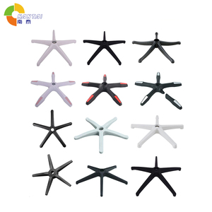 Base della sedia girevole a 5 stelle in Nylon nero di alta qualità per ufficio e mobili per la casa per soggiorno e camera da letto - Product Image 1