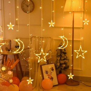 Guirlande lumineuse LED pour fenêtre, 120 LED, motif renne de Noël romantique, pour décoration intérieure et extérieure, chambre à coucher - Product Image 5