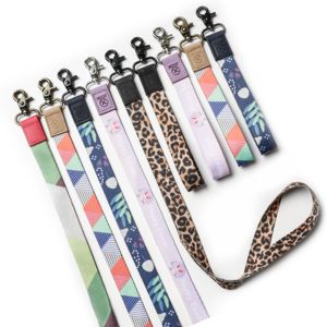 Custom <b>Polyester</b> Soft Neck <b>Lanyard</b> Print Leather Creative Short <b>Lanyard</b> With Logo Custom - Product Image 1