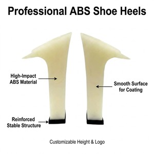 Talons de chaussures personnalisés en ABS haute résistance, écologiques, pour sandales et escarpins, élégants, avec logo personnalisé - Product Image 2