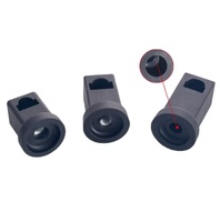 BT3292 RG01 Accessoire de verrouillage antivol durable en alliage de zinc noir pour tiges de direction rondes