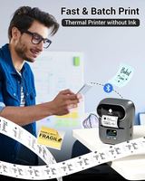 Phomemo M110 Mini imprimante thermique sans fil Étiqueteuse à code-barres portable pour les supermarchés et les bijoux