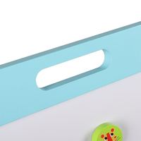 Chevalet éducatif bébé en bois art peinture double face conseil enfants chevalet pour enfants 3 +