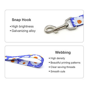 Floral Pattern Polyester <b>Dog</b> <b>Leash</b> Durable Fashion Style All Seasons for Small <b>Dogs</b> - Product Image 5
