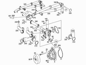 Nuovo gruppo termostato 2712000315 ricambi Auto con interruttore per Benz - Product Image 6
