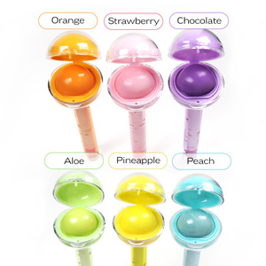 MLM customizable Fruit Flavored Lollipop <b>Lip</b> Balm Ball, Magic Color Change <b>Lip</b> Oil, Watery Moisturizing <b>Lip</b> Care <b>lip</b> gloss - Product Image 6