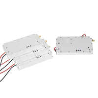 Bloqueur anti-drone GaN 50W 2100-2300MHz pour systèmes UAV FPV, brouilleur RF sans fil avec alimentation 28V pour la sécurité des grands événements