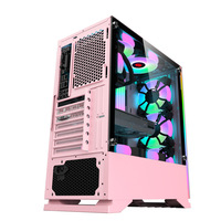 Popular Pink Gaming PC Desktop Computer Gaming ITX Case ATX Computer Case & Towers CPU Cabinet