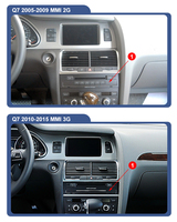 Autoradio stéréo avec écran tactile Android MEKEDE Qualcomm 680, lecteur vidéo, DVR, WIFI, 4G, caméra de recul pour Audi Q7 Q7L MMI 2G 3G