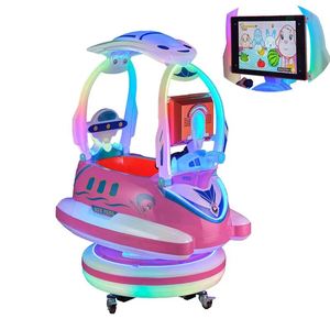 Coche Eléctrico Giratorio con Monedas para Niños, con Función de Subida y Bajada, Sopla Burbujas, Consola de Juegos Infantil, Venta al por Mayor - Product Image 3