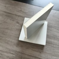 Panneau en mousse phénolique à double face en aluminium, forme rectangulaire, longue durée de vie, durable, plaque de conduit d'air HVAC pour usage hospitalier