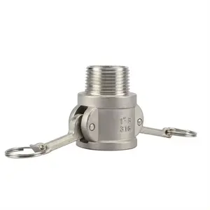 Sanitary Grade Stainless Steel B Type Male Camlock Quick Coupling Pipe Fitting