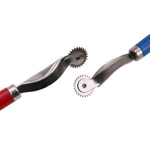 प्लास्टिक हैंडल चमड़े की सुई बिंदु पंजा के साथ उच्च गुणवत्ता वाले ट्रेसिंग व्हील सिलाई उपकरण - Product Image 3