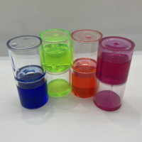 Minuteur en gel pour cadeaux, Minuteur en gel Ooze, Minuteur sablier en acrylique à liquide, Cadeaux sensoriels, Minuteur liquide sablier