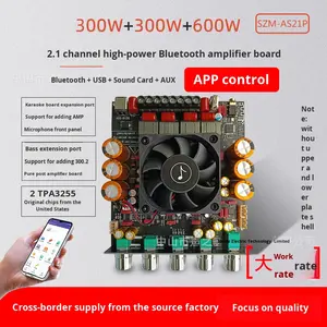 AS21P pour carte d'amplificateur numérique 2.1 canaux 300W*2+600W Subwoofer TPA3255 Puce importée Fabriqué en Chine - Product Image 5