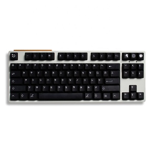 คีย์แคป <span class=keywords><strong>GMK</strong></span> สีดำ/น้ำเงิน แบบคาตาคานะ PBT โปรไฟล์เชอร์รี่ สำหรับสวิตช์เชอร์รี่ MX คีย์บอร์ดแบบกลไก DYE-SUB 61/64/87/96/104 เลยเอาท์ - Product Image 1
