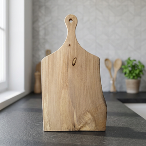Tabla de Cortar de Madera Natural Ecológica Fácil de Montar, Tabla de Cocina Decorativa de Buena Calidad para Cortar Carne - Product Image 1