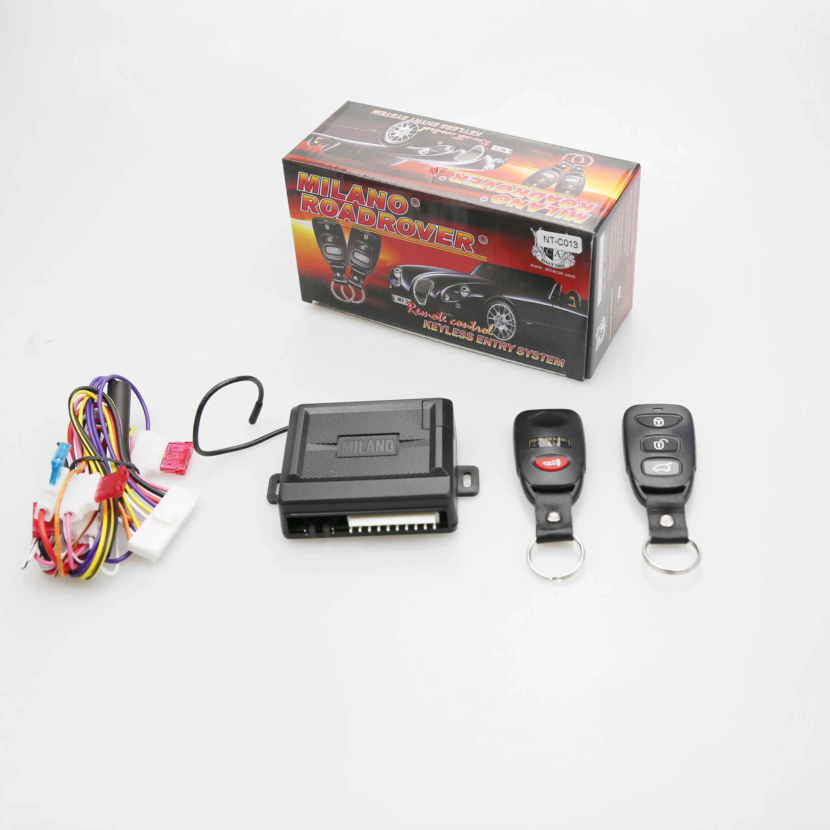 12V Universal Car Unlock Kit Car Alarm System Anti-Hijacking Central Locking System One Way Keyless Entry System