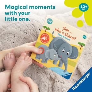 Chi c'è lì? Il primo libro sonoro con animali per bambini stimola la curiosità e l'apprendimento dei più piccoli - Product Image 3