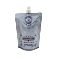 Utilisation commerciale café vin eau boisson bec robinet distributeur sac dans la boîte de remplissage avec robinet en plastique liquide emballage