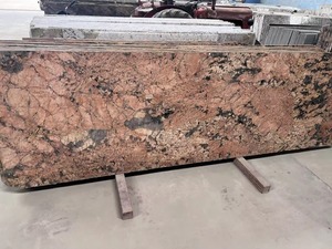 Dalle de granit rouge nord de l'Alaska authentique polie avec des couleurs riches pour les comptoirs personnalisés modernes dosserets revêtement de sol de patio - Product Image 2