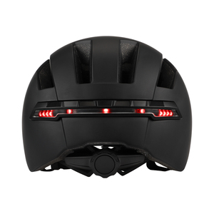Casco Inteligente ULIP con Control Remoto Inalámbrico, Luz Delantera y Trasera LED, Señal de Giro para Bicicleta y Scooter, Negro - Product Image 3