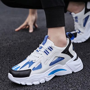 Chaussures de course sportives pour hommes, en mesh respirant, semelle antidérapante en TPU, printemps-hiver - Product Image 1