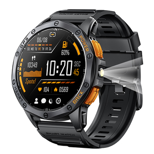Sanvnet K67 <span class=keywords><strong>Montre</strong></span> Connectée Sport <span class=keywords><strong>GPS</strong></span> <span class=keywords><strong>avec</strong></span> Lampe de Poche LED 2024, Étanche IP68, Boussole Barométrique, Altimètre, Batterie 530 mAh, Amoled - Product Image 1