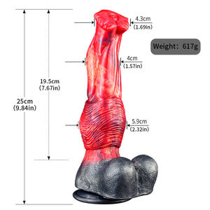 NNSX толстый фаллоимитатор Фэнтезийный волк Монстр пенис сильная присоска Анальная пробка вагинальная мастурбация фаллоимитатор Анальная игрушка для взрослых оптом - Product Image 2