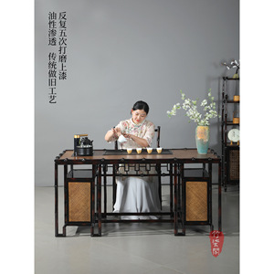 Bamboo Tea Table Integrated Teapot Traditional Chinese Design For Kung Fu Tea - Product Image 3