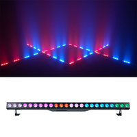 Projecteur mural LED 24 x 4 W RGBW 4-en-1, idéal pour DJ, discothèques, bars, boîtes de nuit, éclairage de scène étanche
