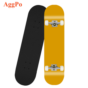 Planche à roulettes de couleur unie 4 roues double bascule adolescent concave planche à roulettes adulte planche à roulettes érable couleur primaire simple planche à roulettes - Product Image 1