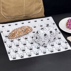 Food Grade Eco-Friendly Greaseproof Packaging with PE Coating for Potato Chips Fried Chicken Sandwich Cake-Customized Color Logo - Product Image 4