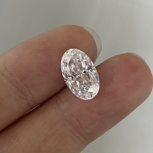 Piedra Preciosa Suelta <span class=keywords><strong>de</strong></span> Moissanita Cultivada en Laboratorio, Corte Ovalado Super Blanco <span class=keywords><strong>de</strong></span> 8x12 mm, <span class=keywords><strong>4</strong></span> <span class=keywords><strong>Quilates</strong></span>, Corte Hielo Triturado, <span class=keywords><strong>Precio</strong></span> por Quilate - Product Image 4