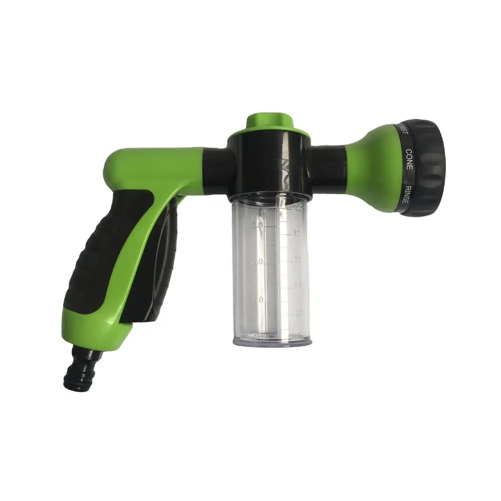 Autowaschwasserpistole Hochdruck-Schaum-Wasserpistole für Auto Haushalt Bürste Autoschaumpistole