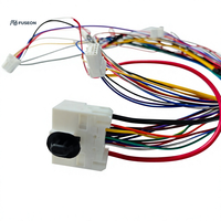 Rangkaian Kabel Panel Instrumen Mobil dengan Selubung Kabel Berwarna-warni, Kabel Kustom OEM 12V 24V