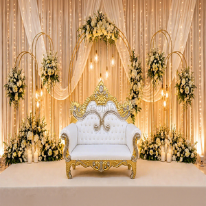 Sofá Maharaja de Moda para Parejas de Boda, Sofá de Dos Plazas Lujoso para Bodas Indias, Sofá Elegante para Parejas Nupciales para Bodas Asiáticas - Product Image 1