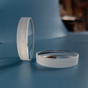 Lente de vidrio óptico convexo con recubrimiento antireflectante, lente esférica plana convexa a 550nm/650/750nm - Product Image 2
