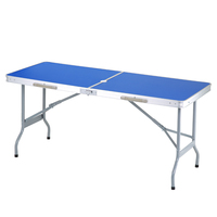 Table pliante portable ultra-légère en métal Design moderne Simple Compact Camping en plein air voyage randonnée loisirs marché Table de décrochage