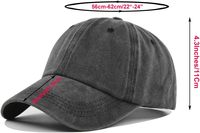 Paquete de 6 Gorras de Béisbol Unisex Vintage de Algodón Lavado, de 6 Paneles, Suaves, Sin Estructura, Lisas, Ajustables, Lavables a Máquina