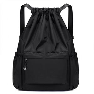 Portable <b>Drawstring</b> <b>Backpacks</b> Large Capacity String Shoulder Yoga Bag Lightweight Sport Bags for Swimming Yoga - Product Image 4