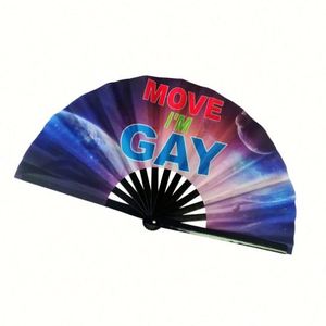 <b>Large</b> Folding Bamboo Hand Rave <b>Fan</b> Elegant Bamboo Crafts Product - Product Image 1