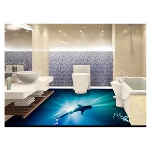 Azulejos de Pared con Imágenes del Mundo Oceánico, Azulejos de Piso 3D para Baño, Azulejos de Porcelana Modernos Personalizados con Acabado Brillante - Product Image 1