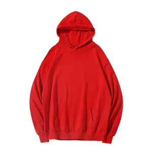 AI-MICH Oversized Pullover Tall Sweatshirt 400GSM Heavyweight Custom Print Your Logo Low MOQ Unisex Hoodie Warm for Winter