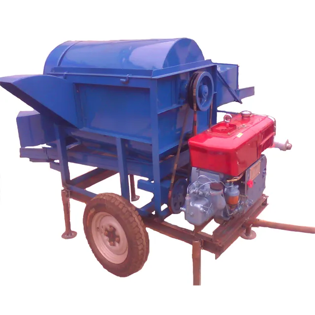 Tractor PTO-máquina desgranadora de maíz, trituradora de maíz de soja, motor diésel, sorghum