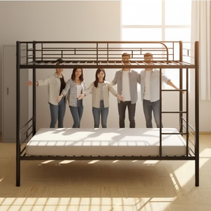 Lits superposés en métal robustes pour le personnel des dortoirs et les élèves des écoles - Product Image 6