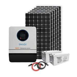 Omplete-Sistema de panel solar para el hogar, generador de energía solar de 10KW kt, KT 5000 vatios 1000 vatios 1500W